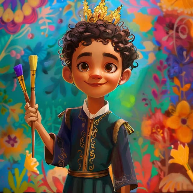 The Prince with the Midnight Brush