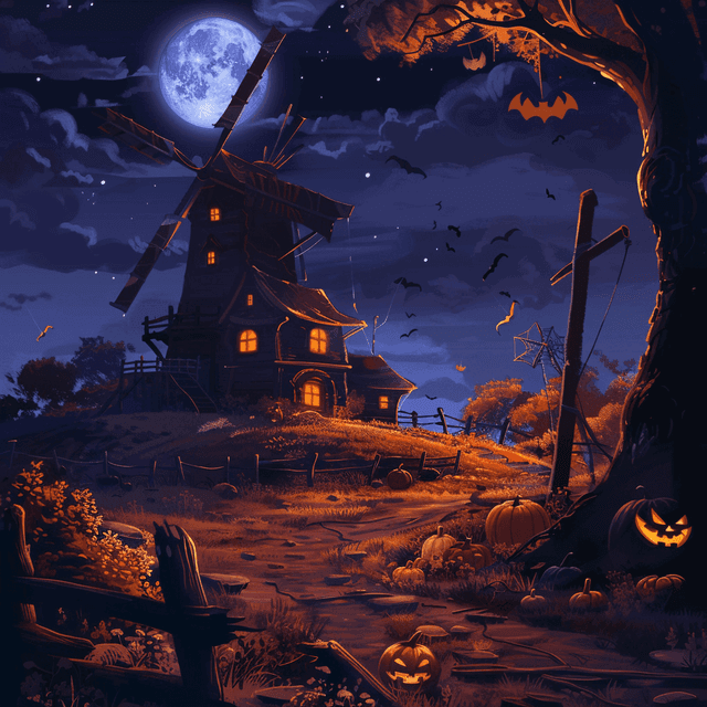 Moonlit Mischief at Spooky Hollow