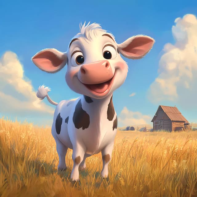 Bessie Cow's Big Barnyard Family